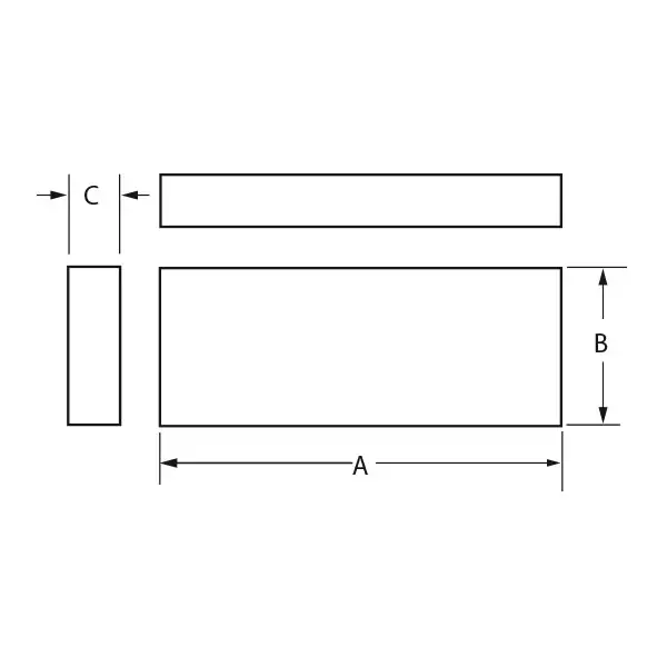 BLK Silicone Block | Rectangular Carving Block – Clear