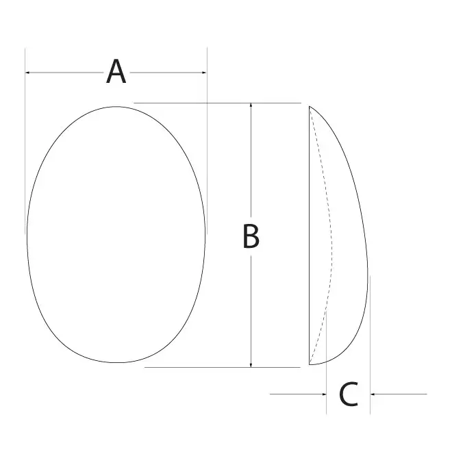 CCB6 T Gluteal İmplant | ContourFlex™ Gluteal – Anatomical (Smooth or Textured)