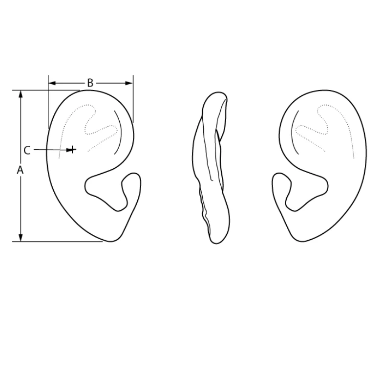 ePTFE-Coated Auricular Base Frame | Kulak İmplantı 