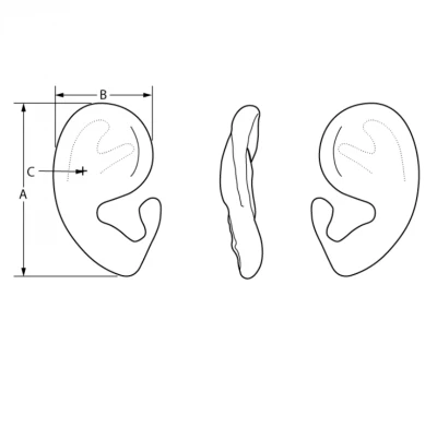 ePTFE-Coated Auricular Base Frame | Kulak İmplantı 